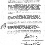 Boston Braves agreement with Babe Ruth