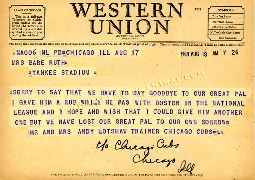 WU Babe Ruth Central Babe Ruth Central