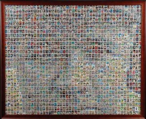 Babe Ruth Topps Microcard Mosaic