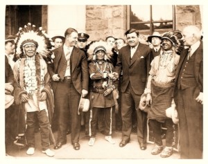 Babe & Lou with Cheyenne Tribal Leaders 1927