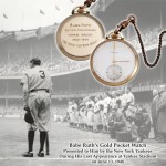 Babe receives watch from Yankees on his last visit to the House That Ruth Built