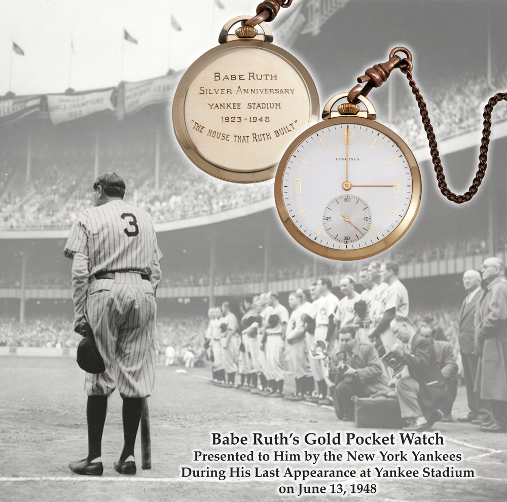 1923 Babe Ruth Watch Goes Big..A Bigger One Coming Soon.
