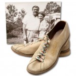 Babe Ruth signed bowling shoes
