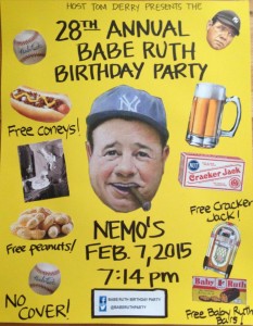 Babe Ruth Bday Party Flyer