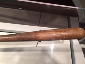 Babe Ruth Home 1927 Bat Close up