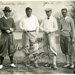 Babe Ruth Golfing With Friends