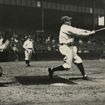 Babe Ruth Swinging